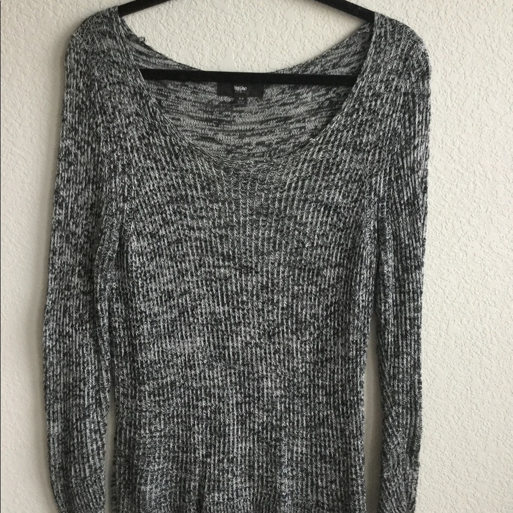 Black and white tunic